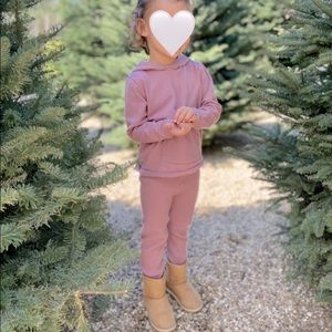 2 Waffle Two-piece Sets Toddler Girl 4T